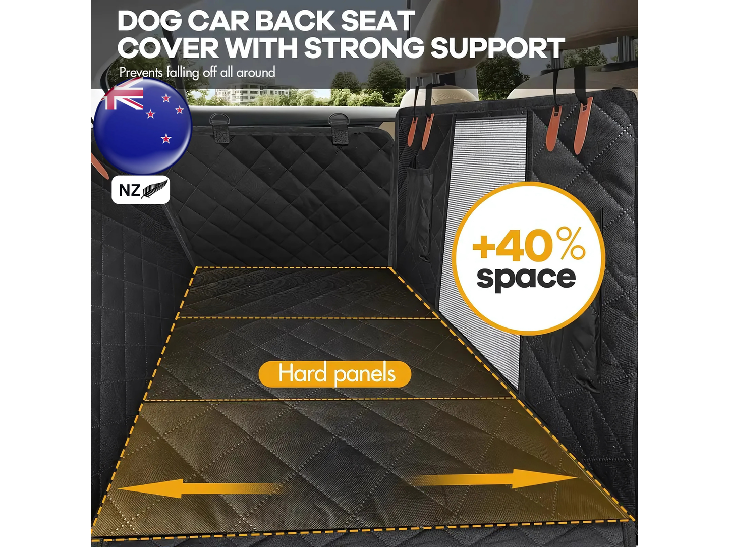 Pet Mat nz™- Hard Bottom Premium Car Seat Protector